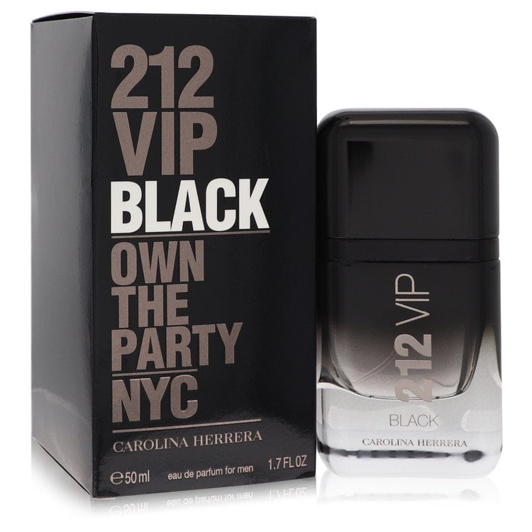 212 VIP Black by Carolina Herrera Eau De Parfum Spray 1.7 oz For Men