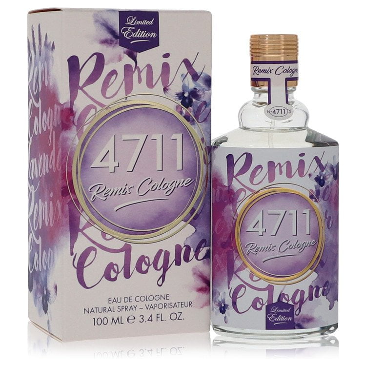 4711 Remix Lavender by 4711 Eau De Cologne Spray (Unisex) 3.4 oz For Men