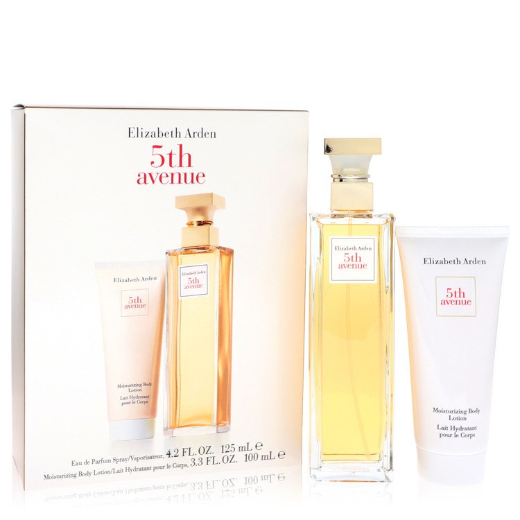5Th Avenue by Elizabeth Arden Gift Set -- 4.2 oz Eau De Parfum Spray + 3.3 oz Body Lotion For Women