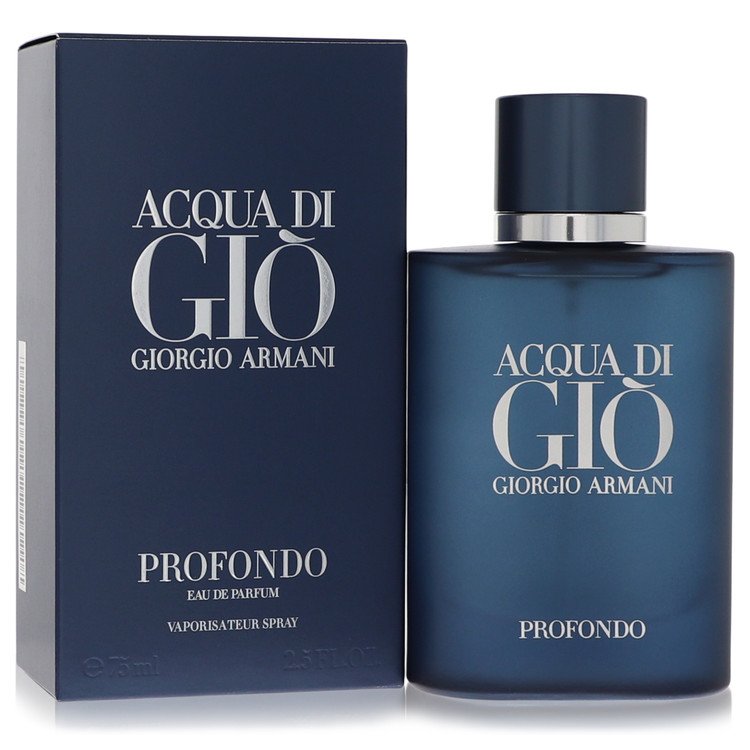 Acqua Di Gio Profondo by Giorgio Armani Eau De Parfum Spray 2.5 oz For Men