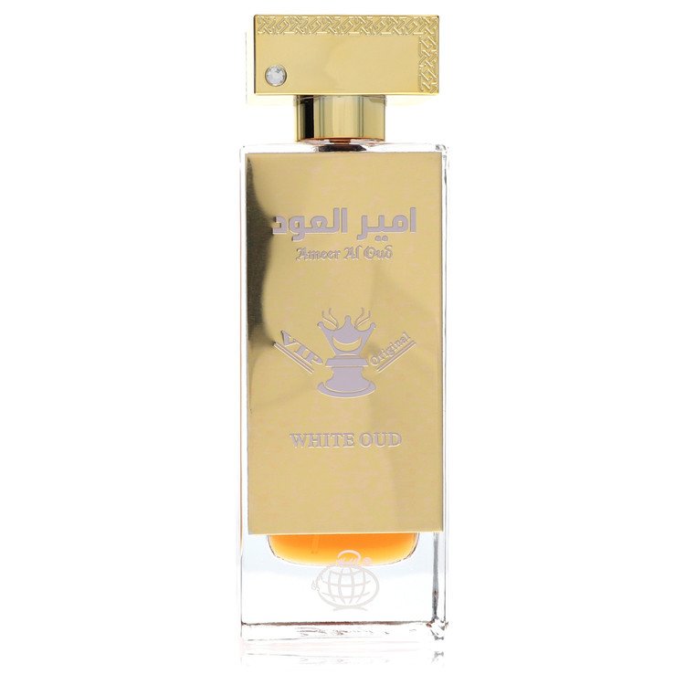 Ameer Al Oud Vip Original White Oud by Fragrance World Eau De Parfum Spray (Unisex Unboxed) 2.7 oz For Men