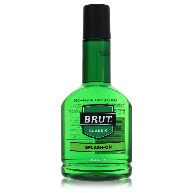 Brut by Faberge Cologne Splash-On Lotion (Plastic Bottle Unboxed) 7 oz For Men