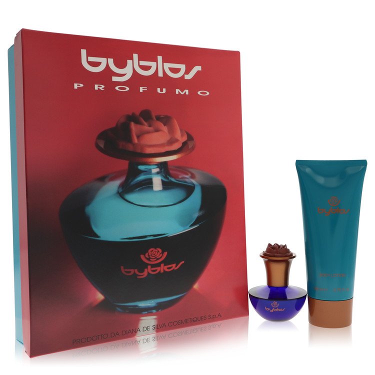 Byblos by Byblos Gift Set -- 1.68 oz Eau De Parfum Spray + 6.75 Body Lotion For Women