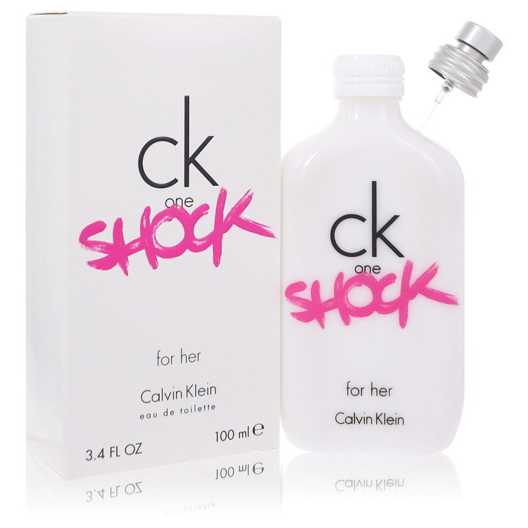 CK One Shock by Calvin Klein Eau De Toilette Spray 3.4 oz For Women