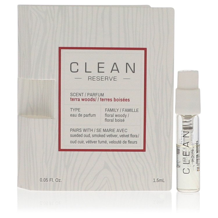 Clean Terra Woods Reserve Blend by Clean Vial (sample) .05 oz For Women
