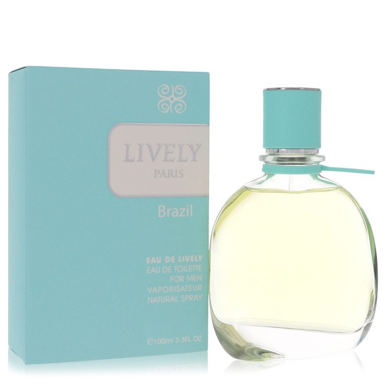 Eau De Lively Brazil by Parfums Lively Eau De Toilette Spray 3.3 oz For Men