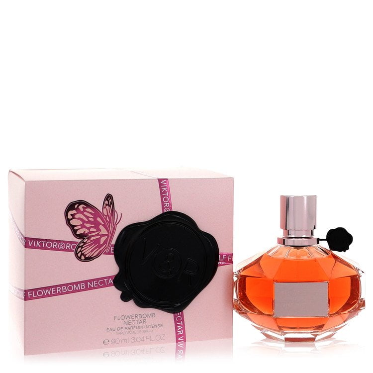 Flowerbomb Nectar by Viktor & Rolf Eau De Parfum Intense Spray 3.04 oz For Women