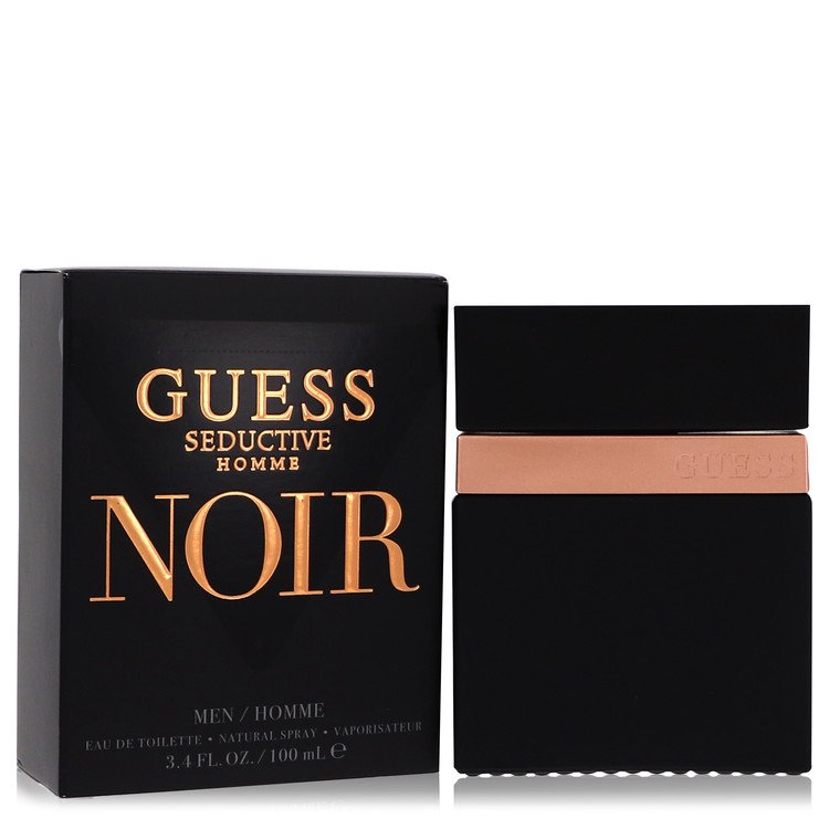 Guess Seductive Homme Noir by Guess Eau De Toilette Spray 3.4 oz For Men