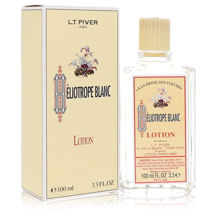 Heliotrope Blanc by LT Piver Lotion (Eau De Toilette) 3.3 oz For Women