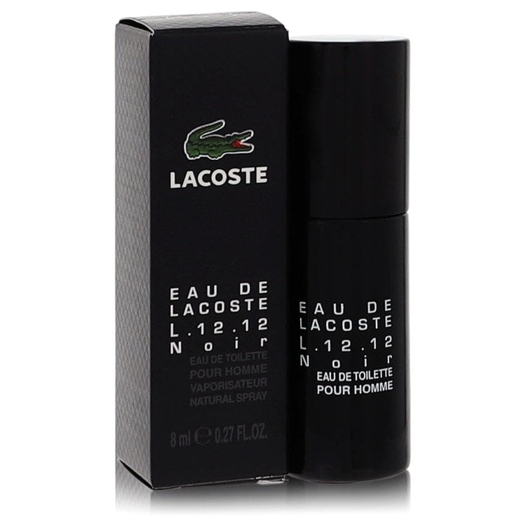 Lacoste Eau De Lacoste L.12.12 Noir by Lacoste Mini EDT Spray .27 oz For Men