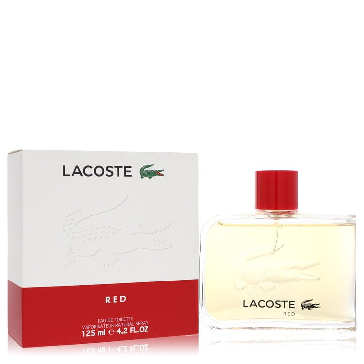 Lacoste Red Style In Play by Lacoste Eau De Toilette Spray (New Packaging) 4.2 oz For Men