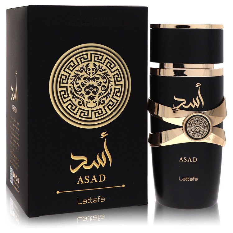 Lattafa Asad by Lattafa Eau De Parfum Spray (Unisex) 3.4 oz For Women