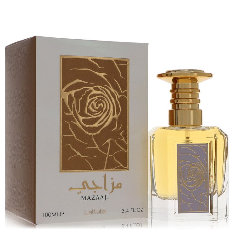 Lattafa Mazaaji by Lattafa Eau De Parfum Spray (Unisex) 3.4 oz For Women