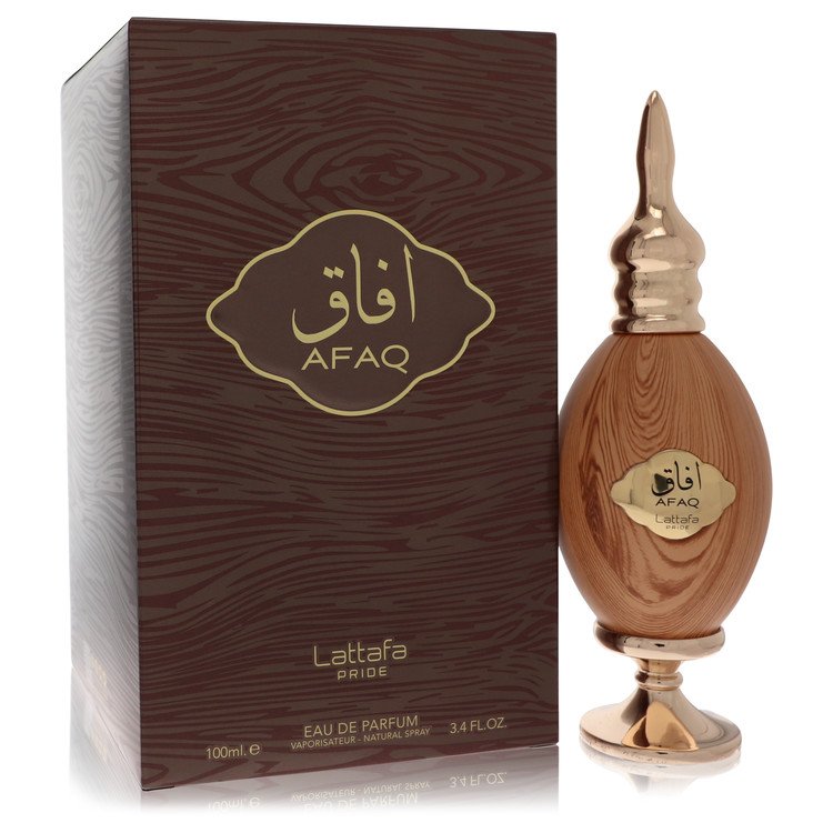 Lattafa Pride Afaq Gold by Lattafa Eau De Parfum Spray (Unisex) 3.4 oz For Women