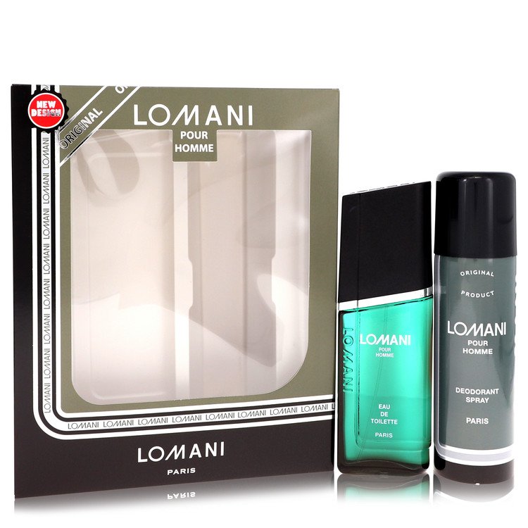 Lomani by Lomani Gift Set -- 3.4 oz Eau De Toilette Spray + 6.7 oz Deodorant Spray For Men