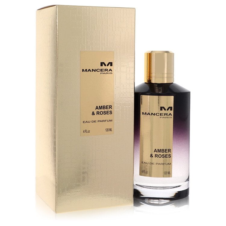 Mancera Amber & Roses by Mancera Eau De Parfum Spray (Unisex) 4 oz For Women