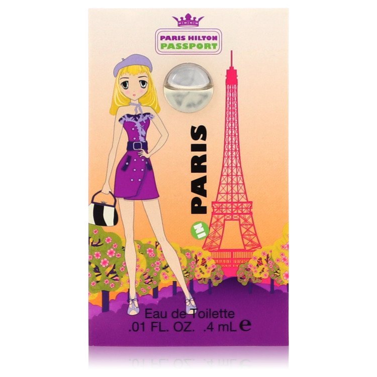 Paris Hilton Passport in Paris by Paris Hilton Vial (sample) 0.01 oz For Women