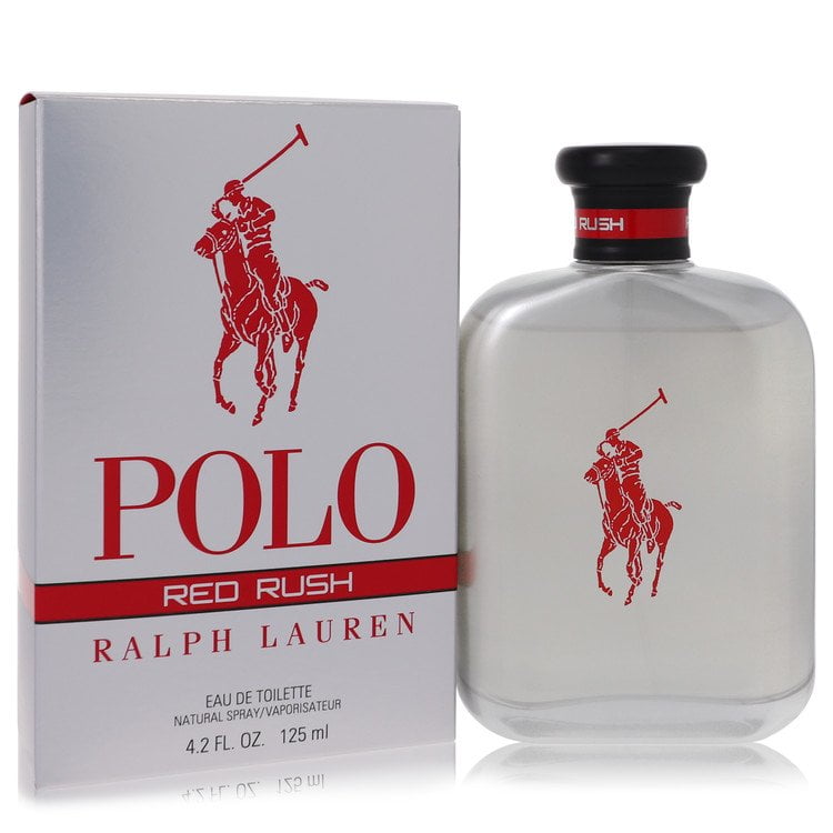 Polo Red Rush by Ralph Lauren Eau De Toilette Spray 4.2 oz For Men