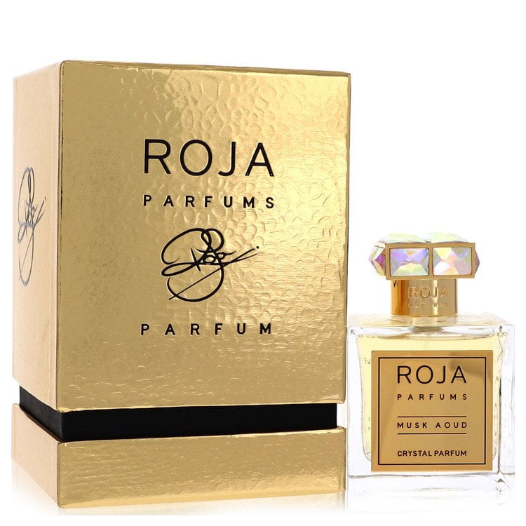 Roja Musk Aoud Crystal by Roja Parfums Extrait De Parfum Spray (Unisex) 3.4 oz For Women