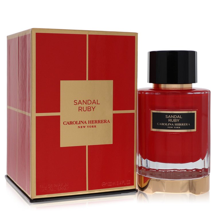 Sandal Ruby by Carolina Herrera Eau De Parfum Spray (Unisex) 3.4 oz For Women