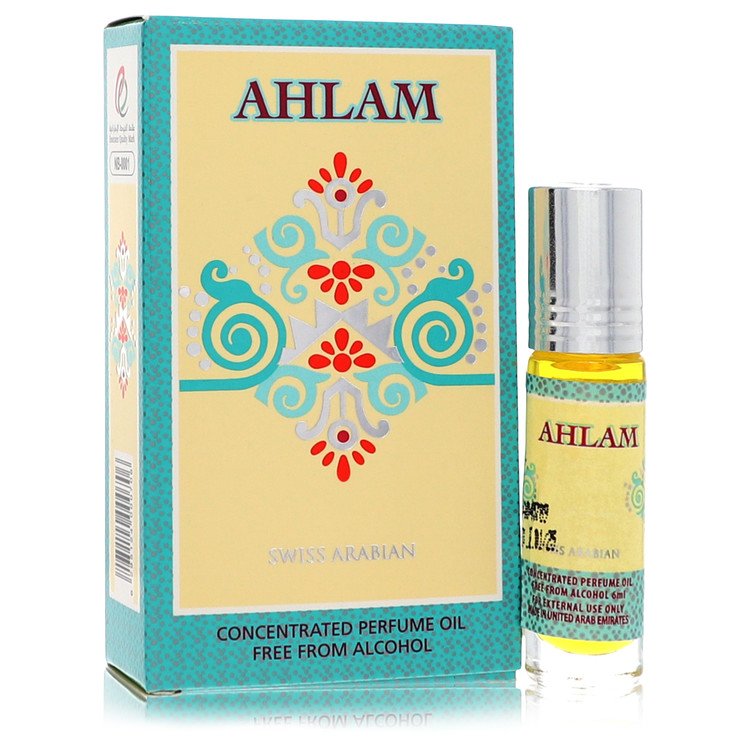 Swiss Arabian Ahlam by Swiss Arabian Concentrated Perfume Oil Free from Alcohol .20 oz For Women