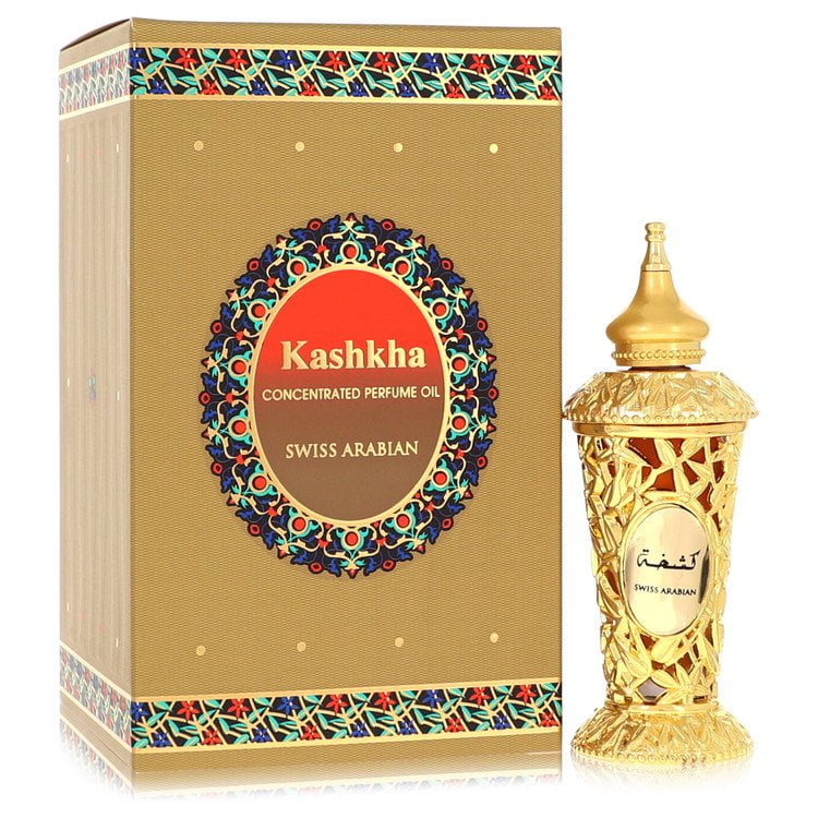 Swiss Arabian Kashkha by Swiss Arabian Concentrated Perfume Oil (Unisex) 0.6 oz For Men