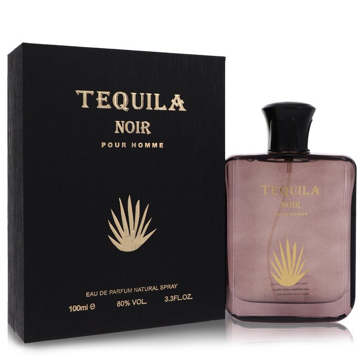 Tequila Pour Homme Noir by Tequila Perfumes Eau De Parfum Spray 3.3 oz For Men