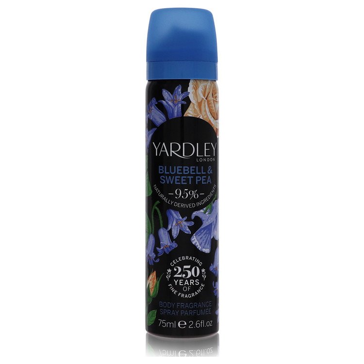 Yardley Bluebell & Sweet Pea by Yardley London Body Fragrance Spray 2.6 oz For Women