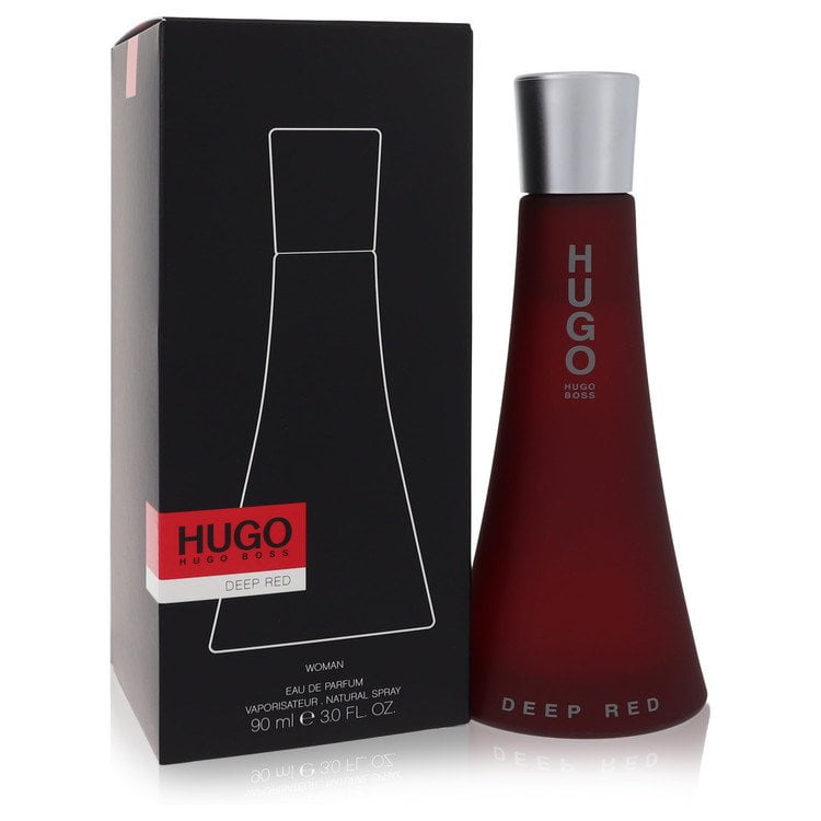 hugo DEEP RED by Hugo Boss Eau De Parfum Spray 3 oz For Women