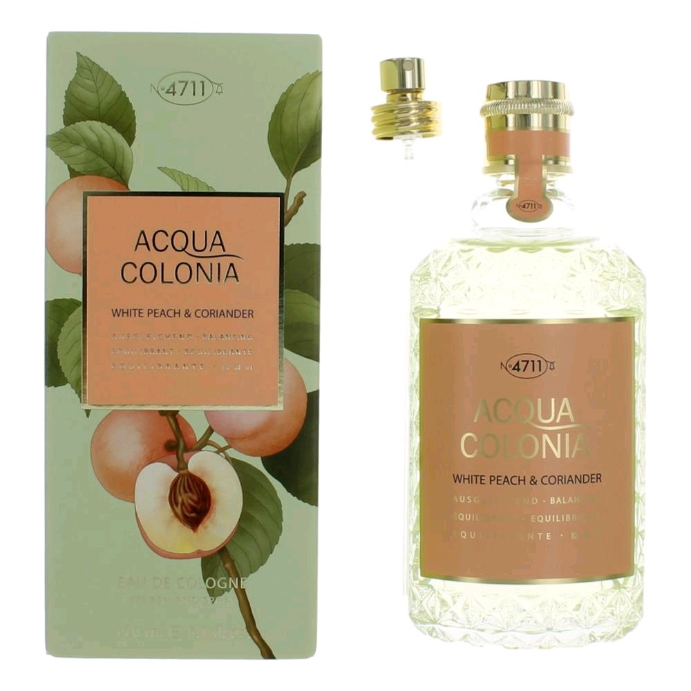Acqua Colonia White Peach & Corriander by 4711 5.7 oz Eau De Cologne Spray for Women