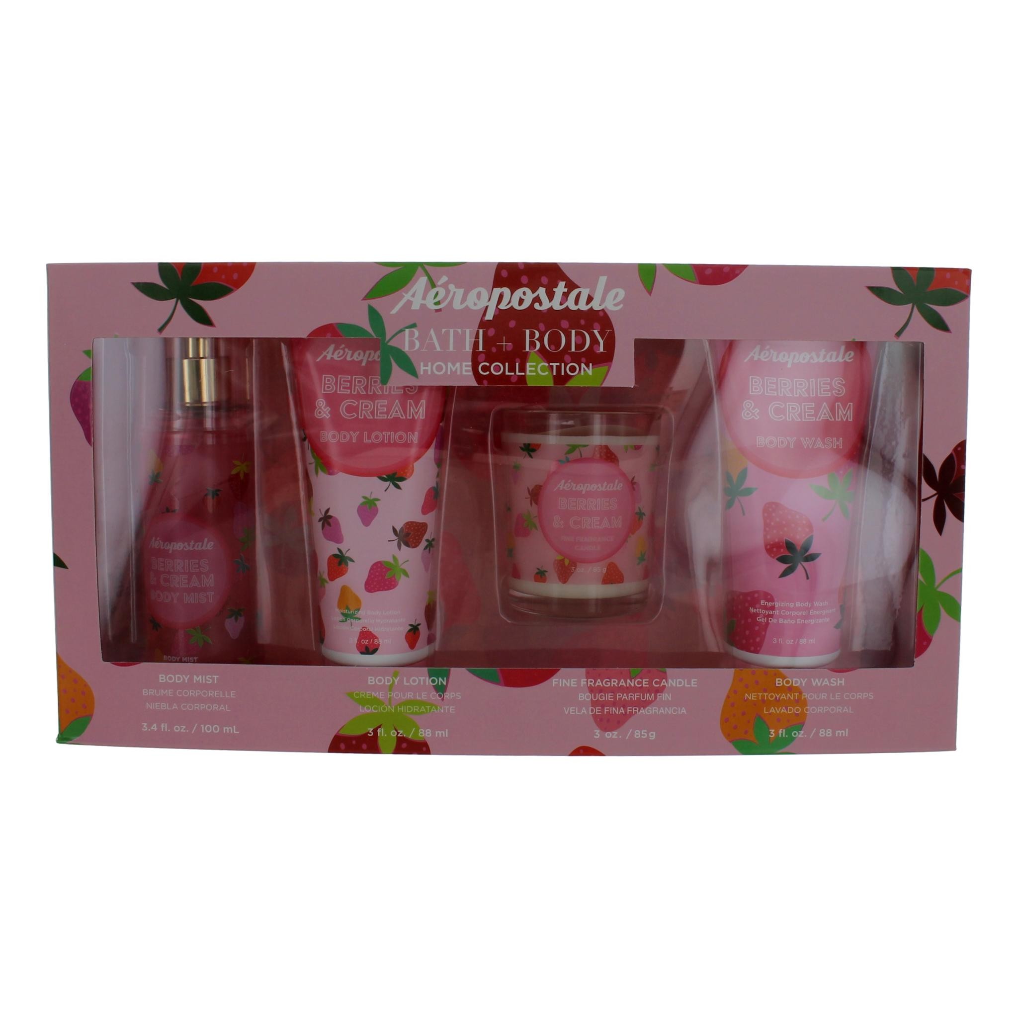 Aeropostale Bath+Body Home Collection by Aeropostale 4 Piece Gift Set