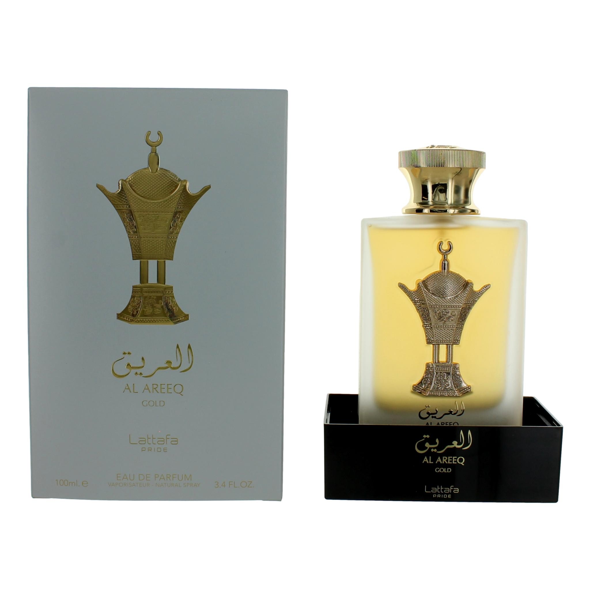 Al Areeq Gold by Lattafa 3.4 oz Eau De Parfum Spray for Unisex