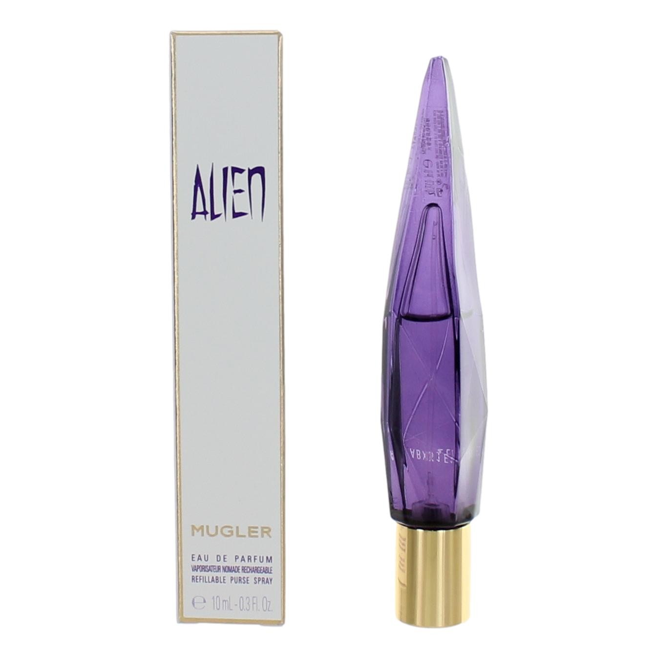 Alien by Thierry Mugler .3 oz Eau de Parfum Refillable purse spray for Women.