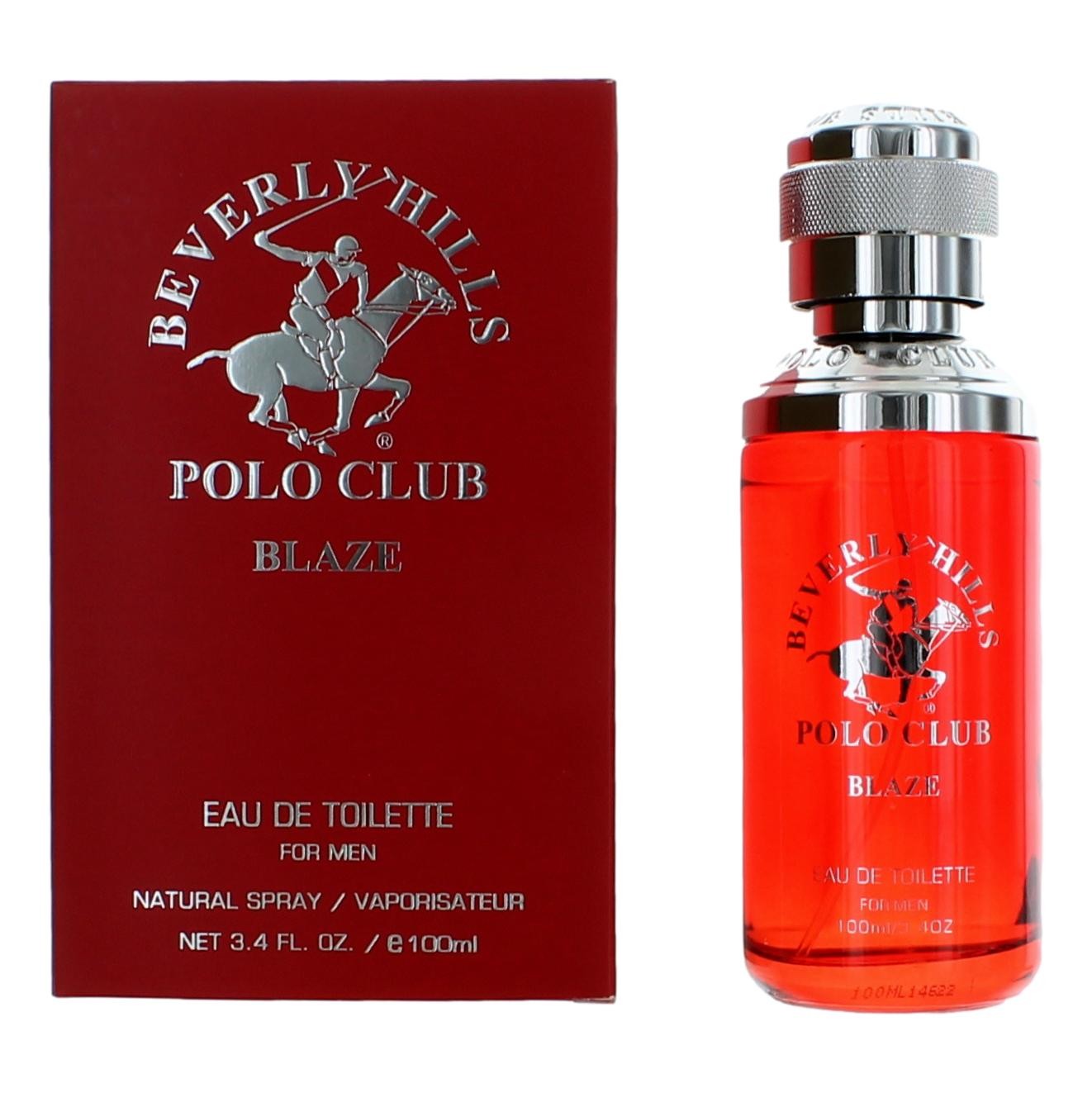 BHPC Blaze by Beverly Hills Polo Club 3.4 oz Eau De Toilette Spray for Men