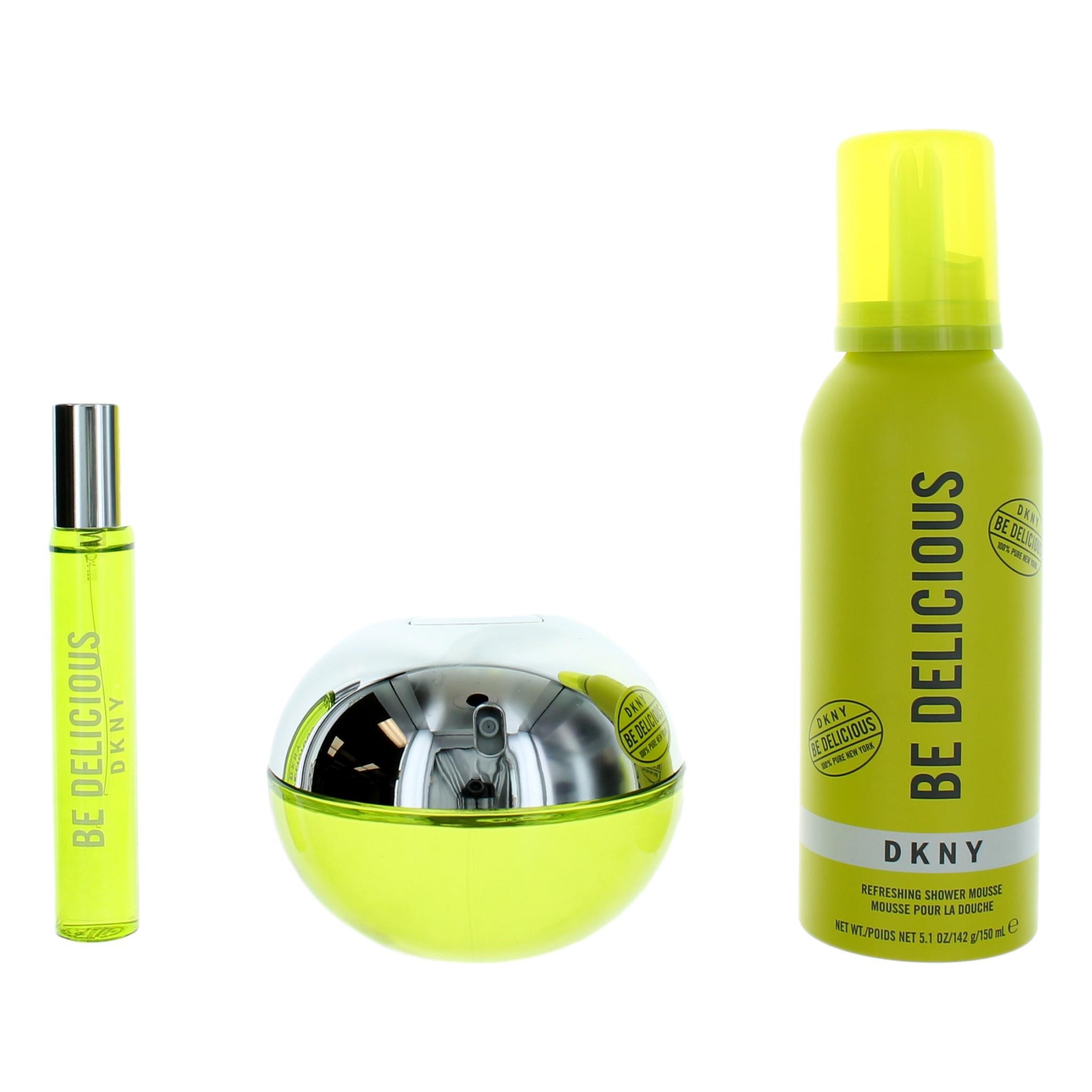 Be Delicious DKNY by Donna Karan 3 Piece Gift Set for Women