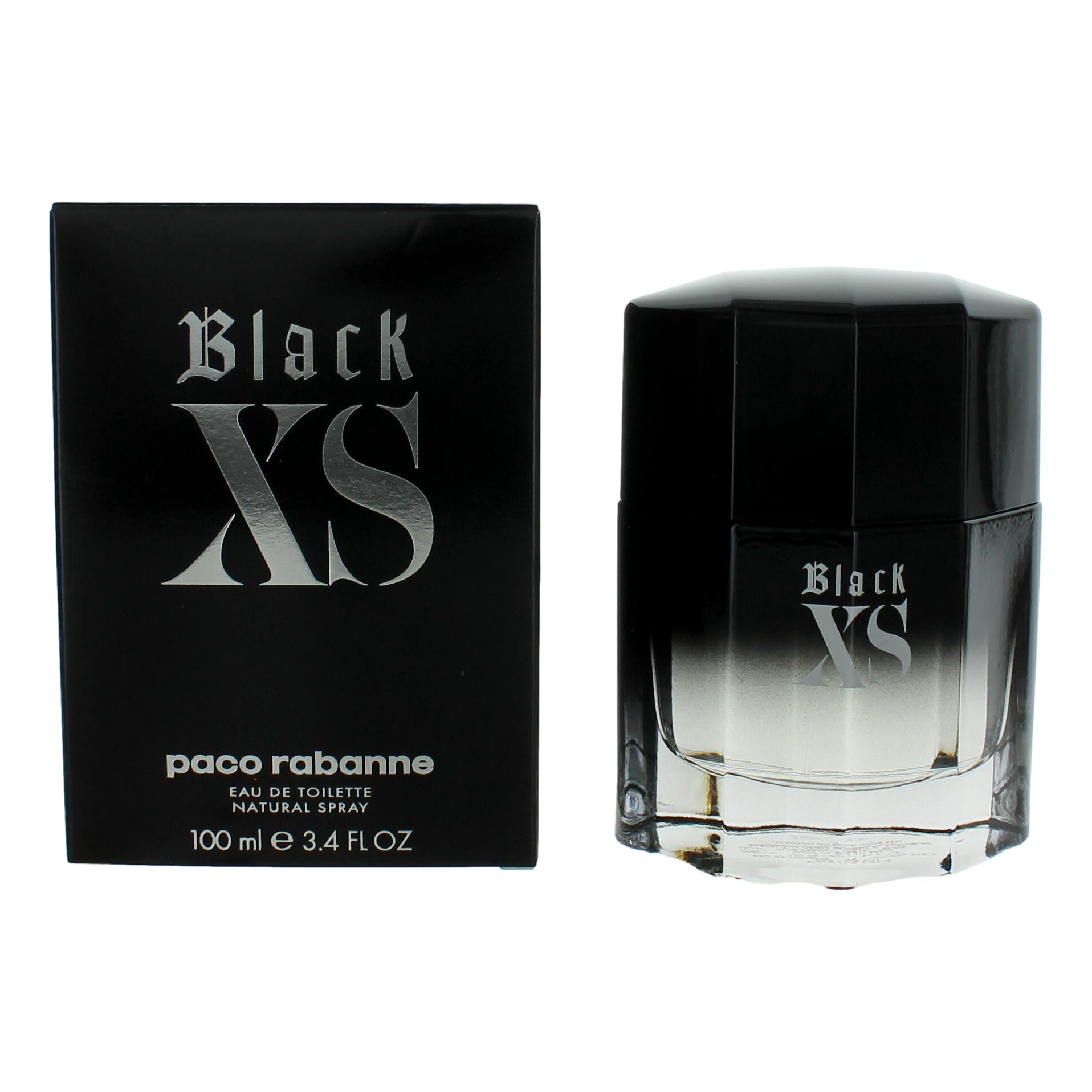 Black XS by Paco Rabanne 3.4 oz Eau De Toilette Spray for Men
