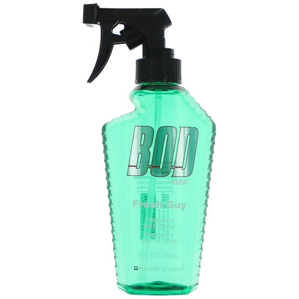 Bod Man Fresh Guy by Parfums De Coeur 8 oz Frgrance Body Spray for Men