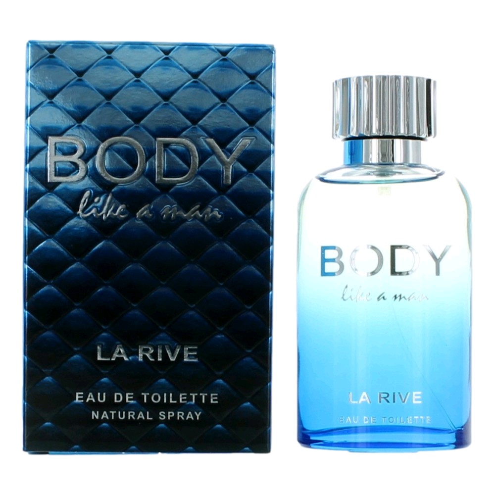 Body Like A Man by La Rive 3 oz Eau De Toilette Spray for Men