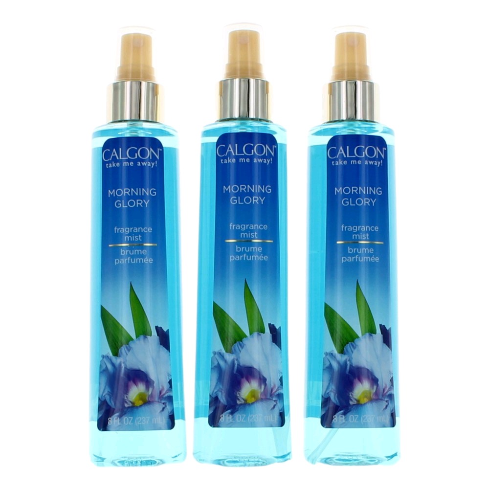 Calgon Morning Glory by Calgon 3 Pack 8 oz Fragrance Mist for Women