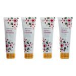 Cherry Blossom by Bodycology 4 Pack 8 oz Moisturizing Body Cream for Women