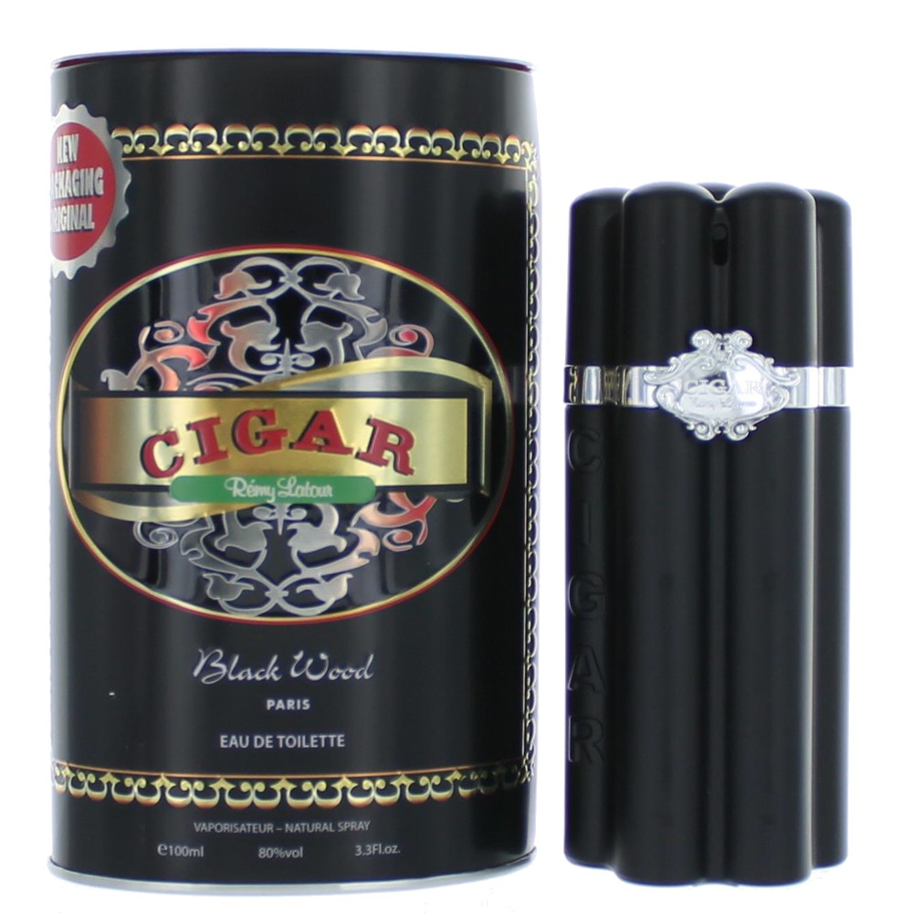 Cigar Black Wood by Remy Latour 3.3 oz Eau De Toilette Spray for Men