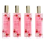 Coconut Hibiscus by Bodycology 4 Pack 8 oz Fragrance Mist for Women