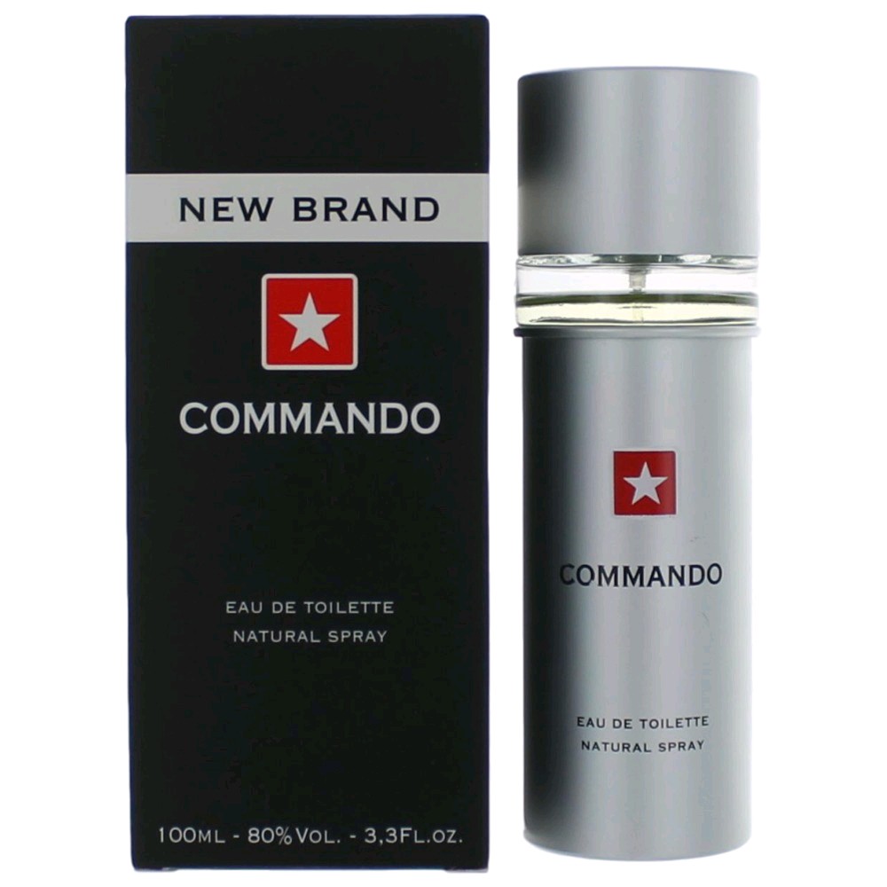 Commando by New Brand 3.3 oz Eau De Toilette Spray for Men