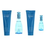 Cool Water by Davidoff 4 Piece Gift Set for Women