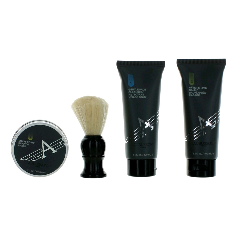 Cruiser by Aubusson 4 Piece Grooming Advanced Shave Set for Men