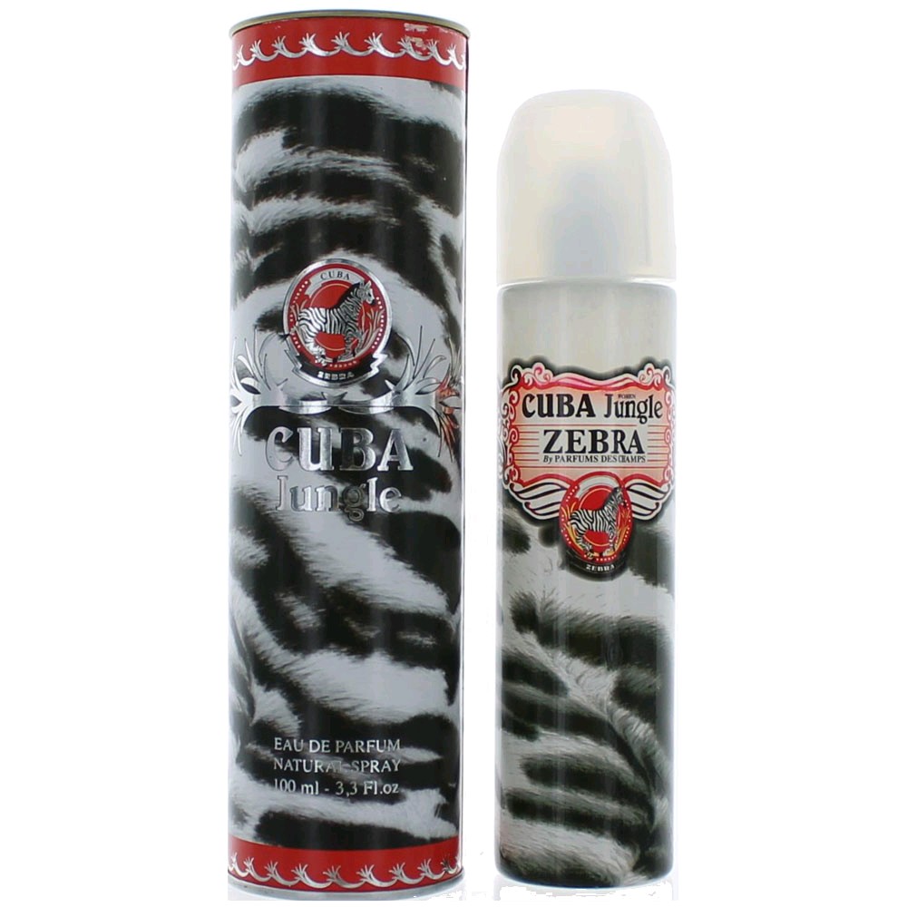 Cuba Jungle Zebra by Cuba 3.3 oz Eau De Parfum Spray for Women
