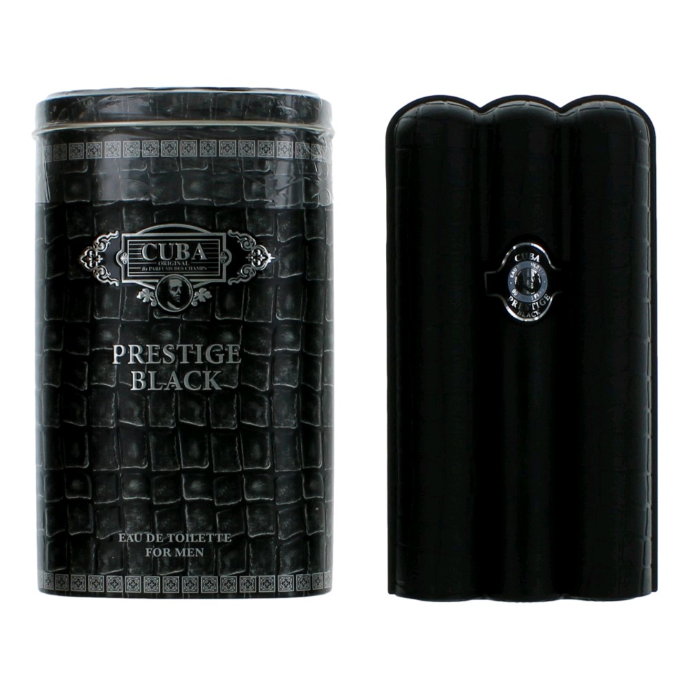 Cuba Prestige Black by Cuba 3 oz Eau De Toilette Spray for Men