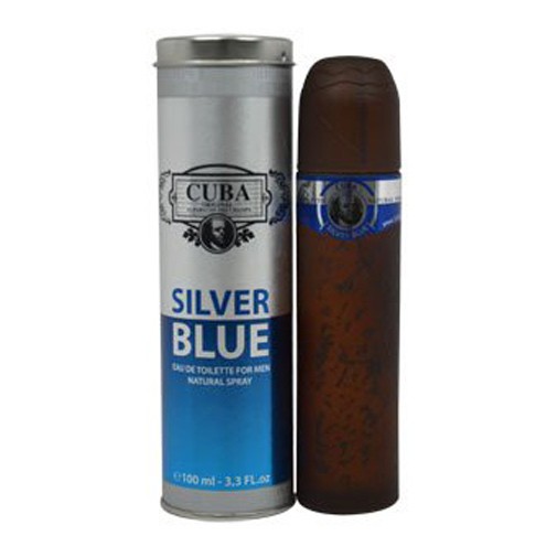 Cuba Silver Blue by Cuba 3.3 oz Eau De Toilette Spray for Men