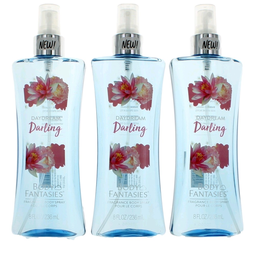 Daydream Darling by Body Fantasies 3 Pack 8 oz Fragrance Body Spray for Women