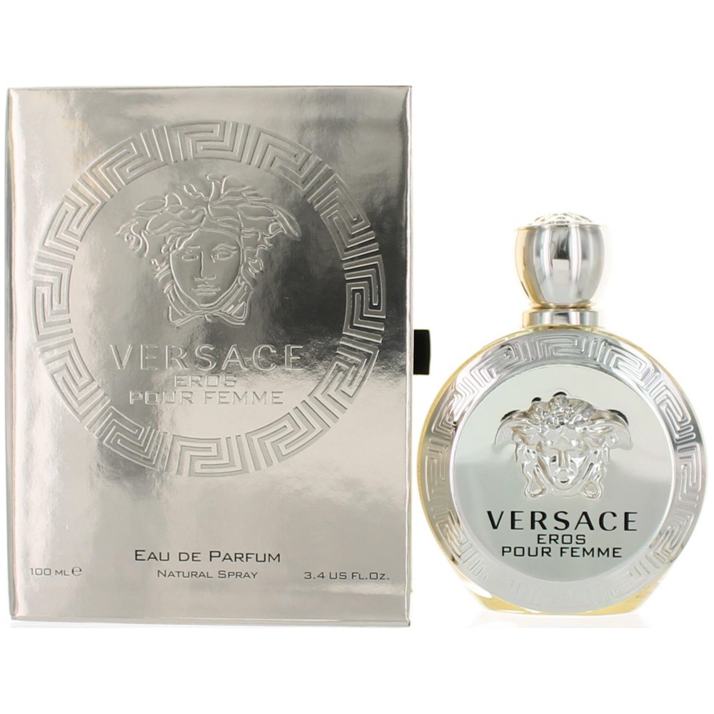 Eros Pour Femme by Versace 3.4 oz Eau De Parfum Spray for Women